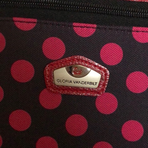 Gloria Vanderbilt — Polka Dot Rolling Duffel - Picture 2 of 6